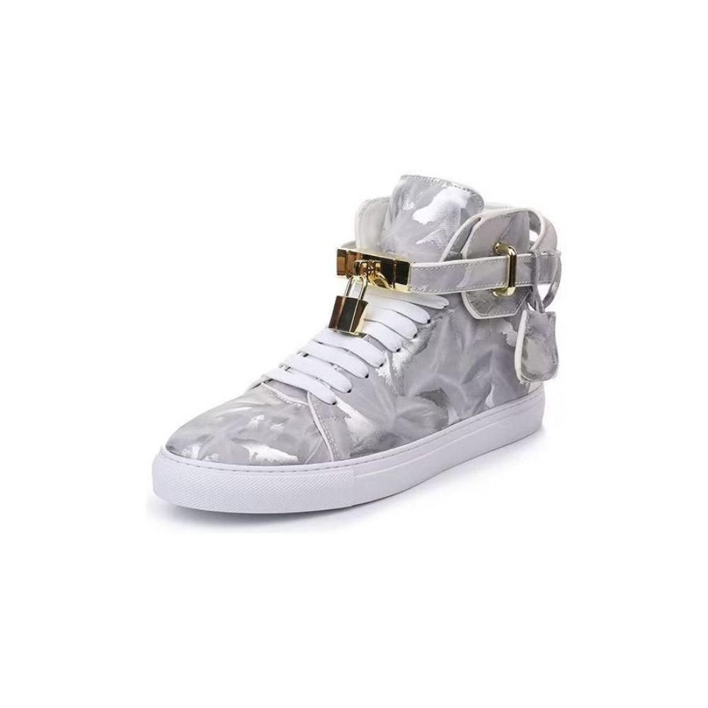 Baskets Homme Graffiti Elite Cuir Vache High Top Kicks