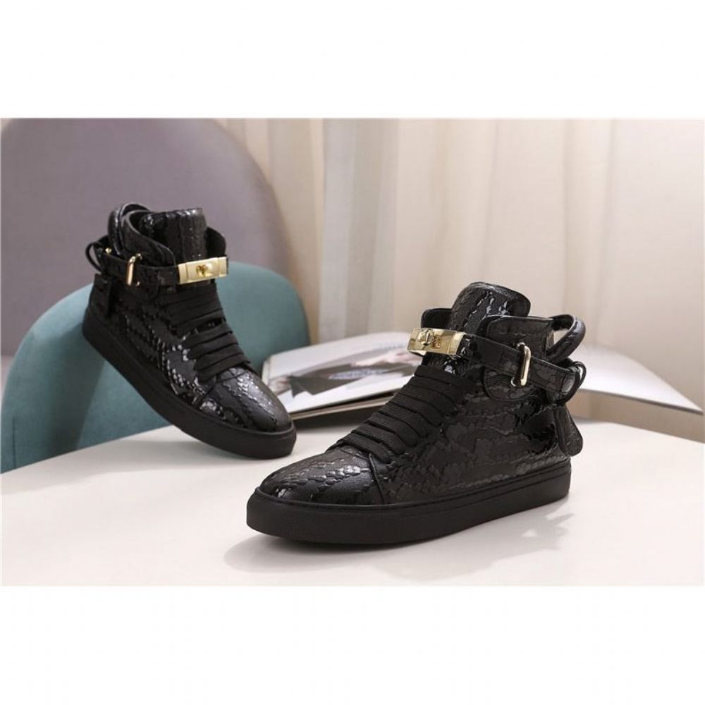 Baskets Montantes Exotica Pour Hommes - Noir