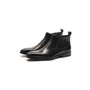 Bottes Pour Hommes Bottines Chelsea Luxe Cuir Vache Exotique