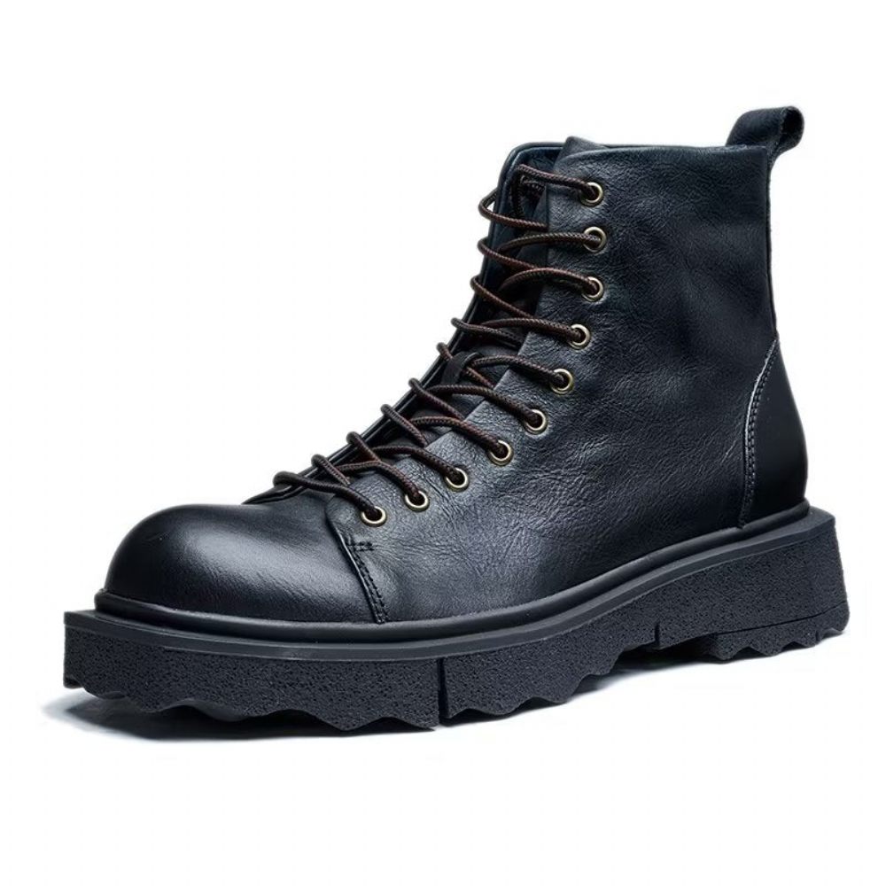 Bottes Pour Hommes Bottines Chics - Noir