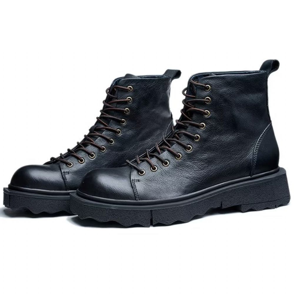 Bottes Pour Hommes Bottines Chics - Noir