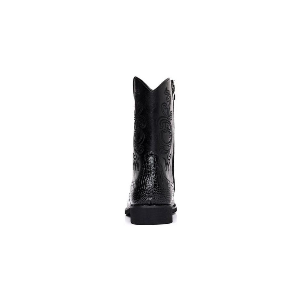 Bottes Pour Hommes Bottines Chics - Noir