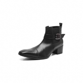 Bottes Pour Hommes Bottines Cuir