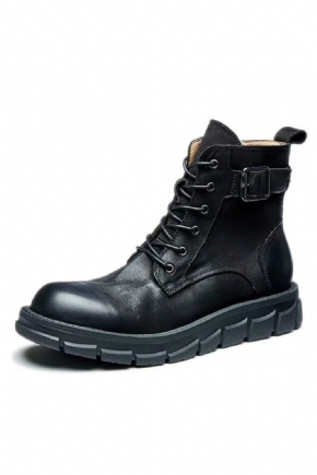 Bottes Pour Hommes Bottines Cuir Vache