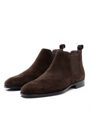 Bottes Pour Hommes Bottines Élégantes Cuir