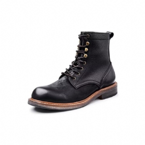 Bottes Pour Hommes Bottines À Enfiler Cuir Chic