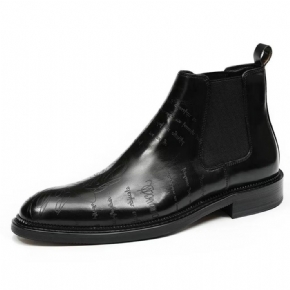 Bottes Pour Hommes Bottines Lisses