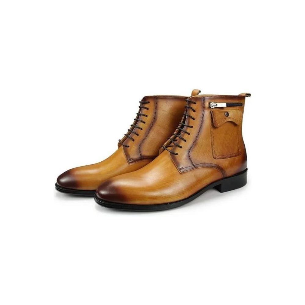 Bottes Pour Hommes Chaussures Habillées Montantes