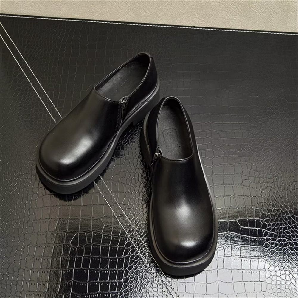 Bottes Pour Hommes Classiques À Enfiler Cuir - Noir