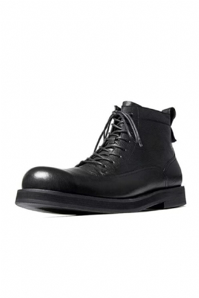 Bottes Pour Hommes Cuir À Lacets