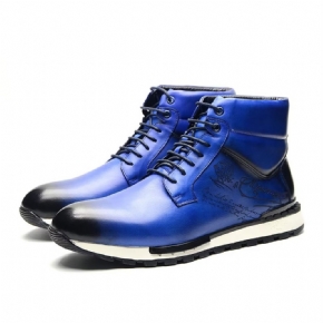 Bottes Pour Hommes Cuir Style Robuste