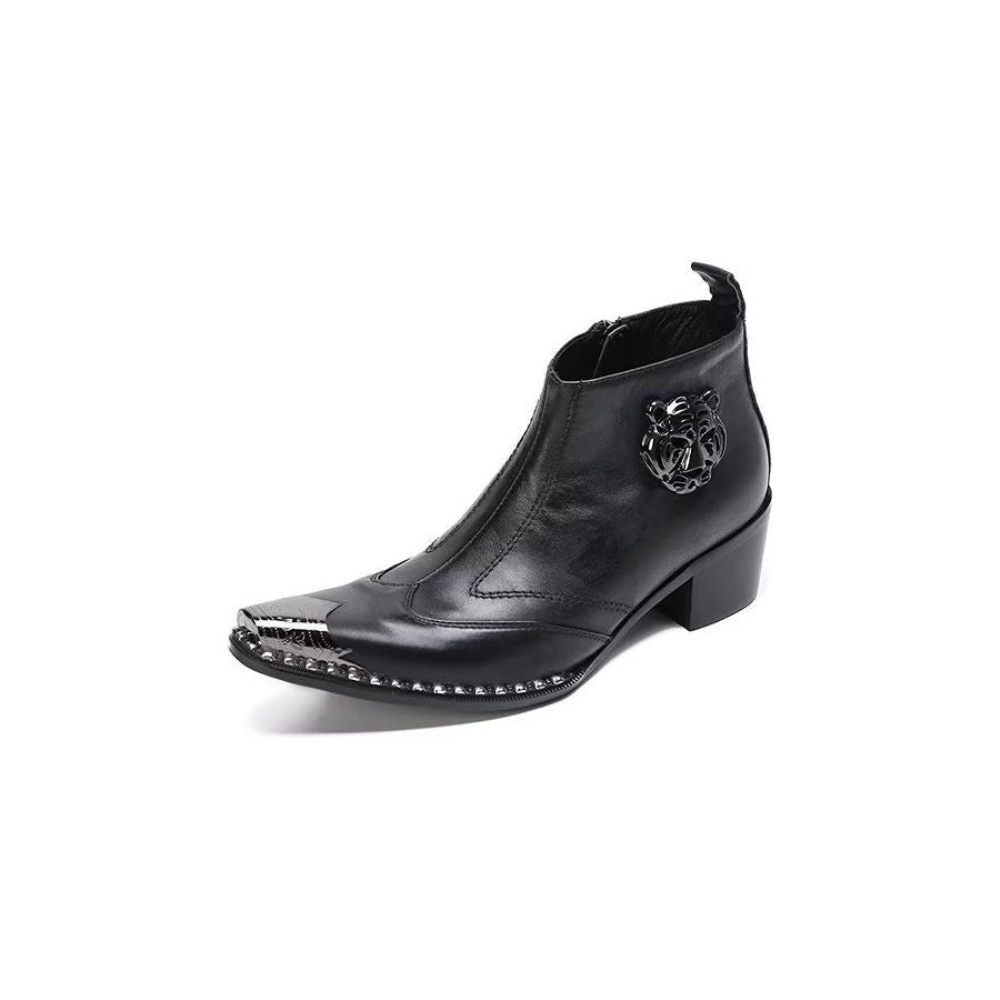 Bottes Pour Hommes Habillées Chic Cuir