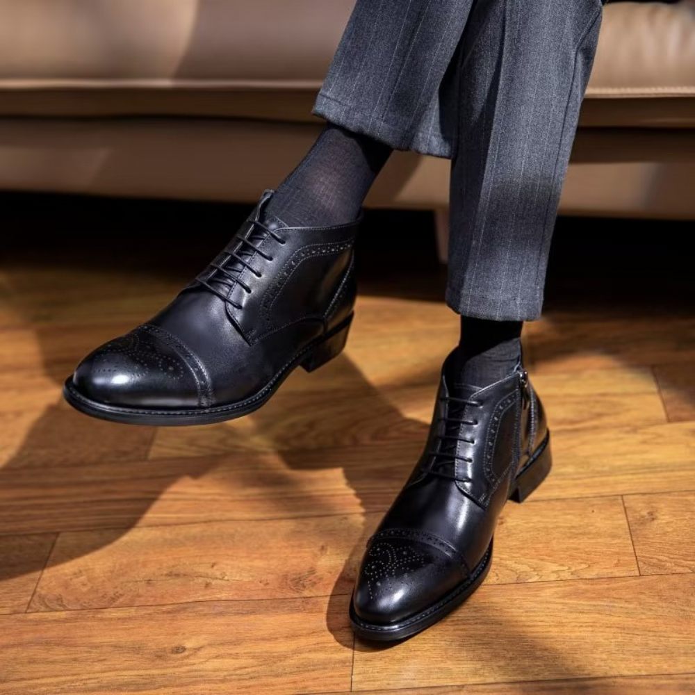 Bottes Pour Hommes Habillées Élégantes - Noir