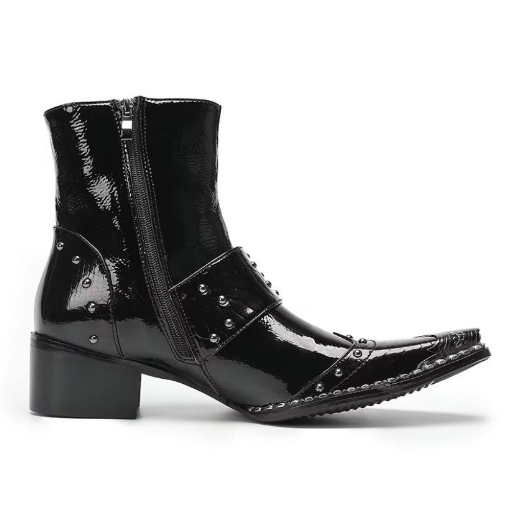 Bottes Pour Hommes Habillées Élégantes - Noir