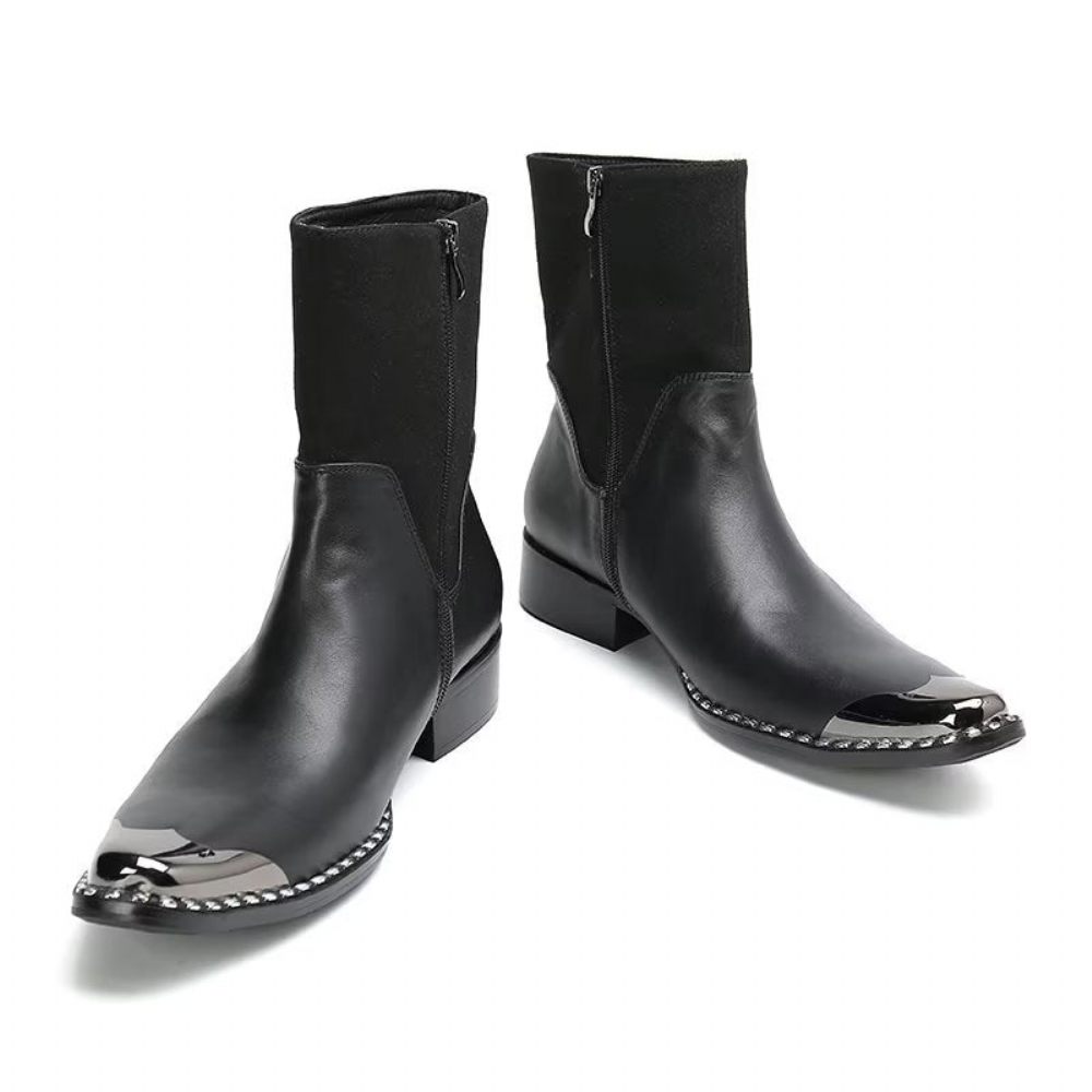 Bottes Pour Hommes Habillées Élégantes - Noir