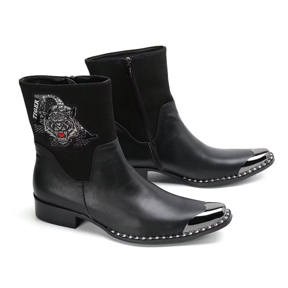 Bottes Pour Hommes Habillées Élégantes - Noir