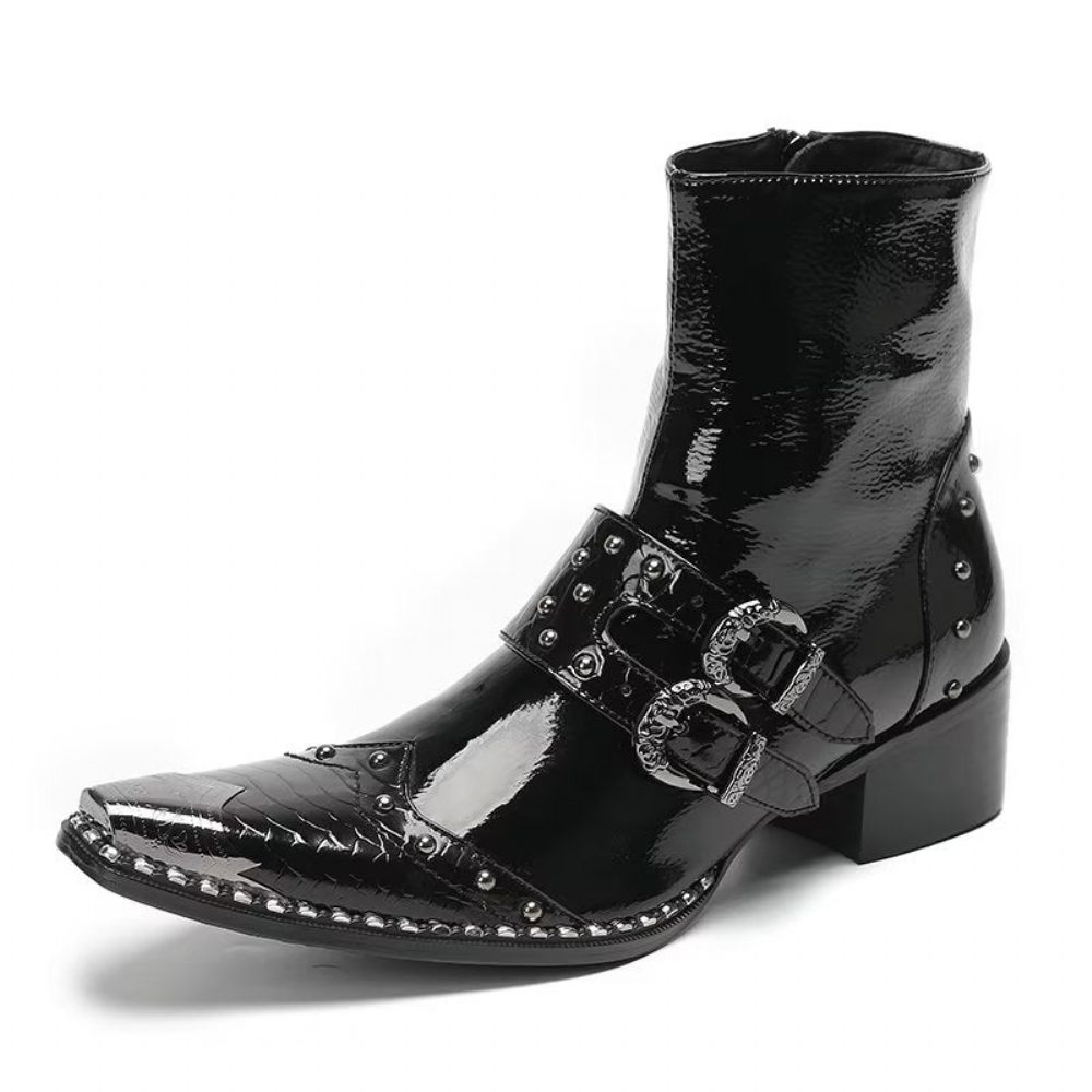 Bottes Pour Hommes Habillées Élégantes - Noir