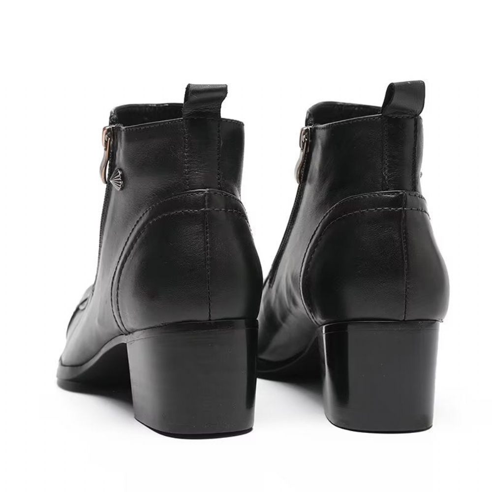 Bottes Pour Hommes Habillées Élégantes - Noir