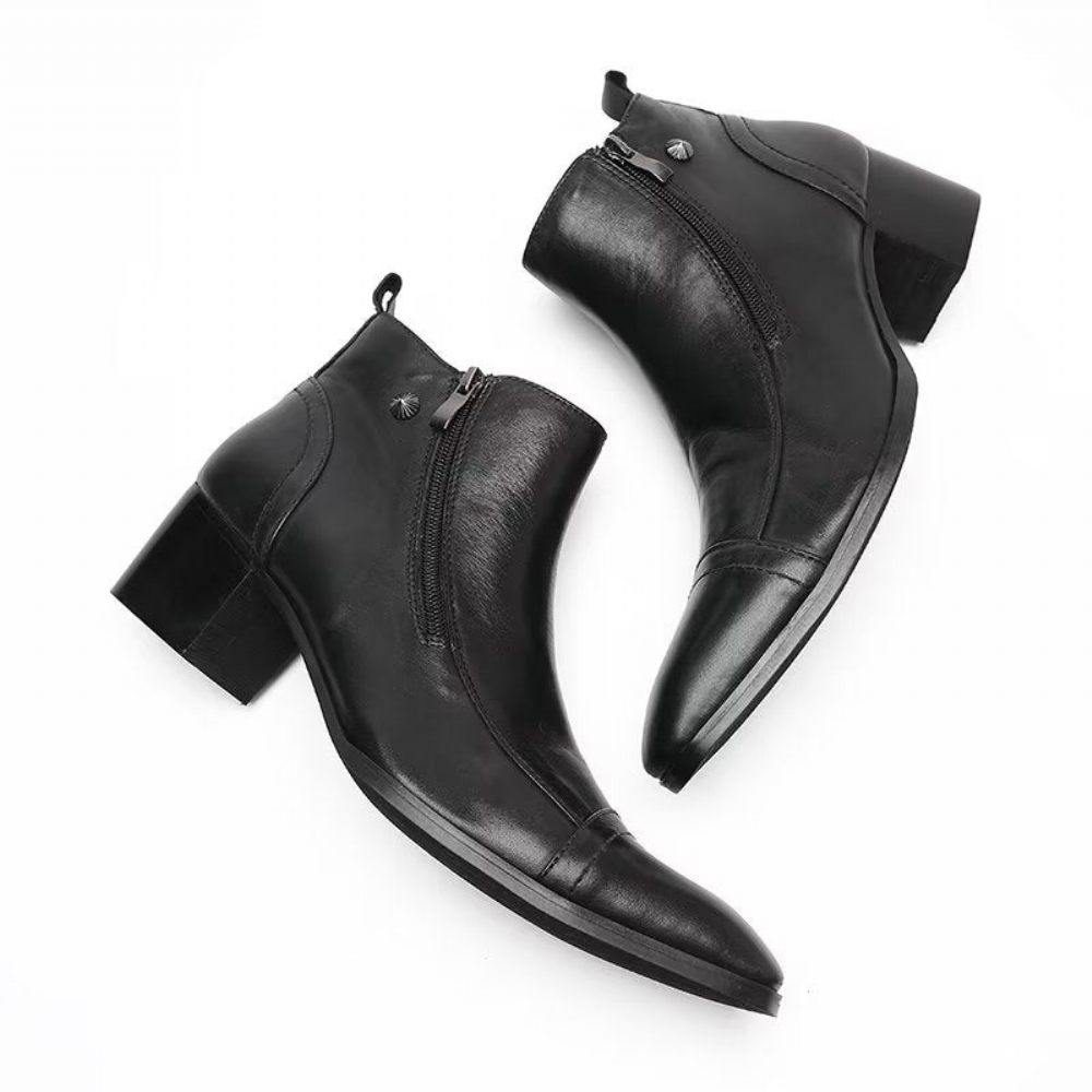 Bottes Pour Hommes Habillées Élégantes - Noir