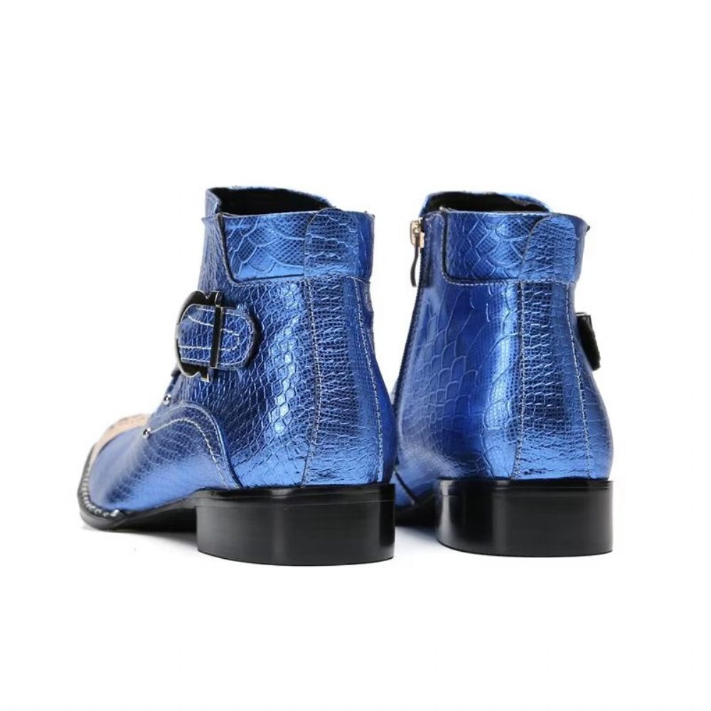 Bottes Pour Hommes Habillées Luxe - Bleu