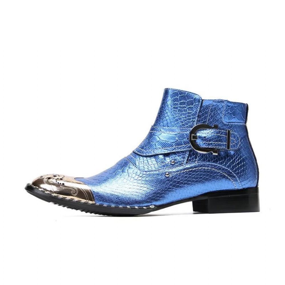 Bottes Pour Hommes Habillées Luxe - Bleu