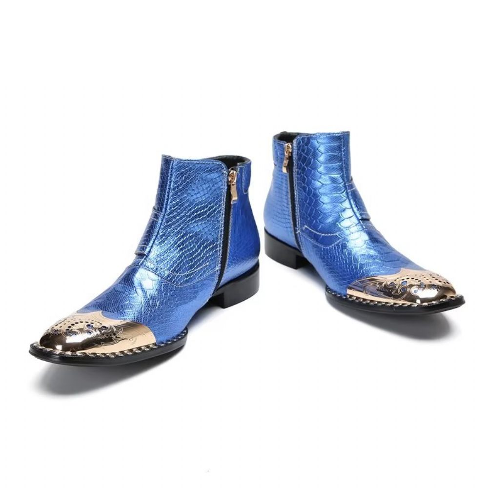 Bottes Pour Hommes Habillées Luxe - Bleu