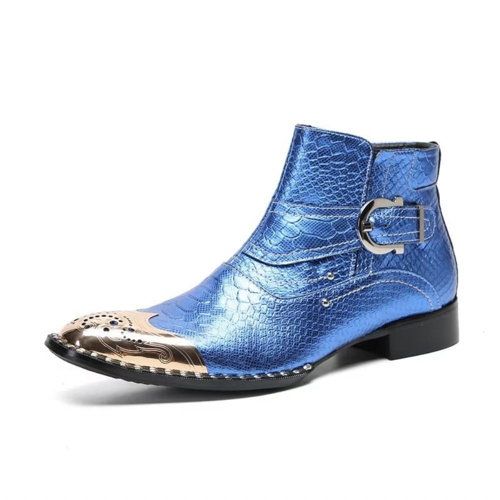 Bottes Pour Hommes Habillées Luxe - Bleu