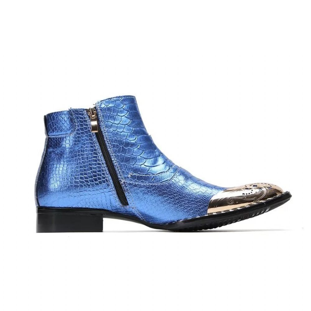 Bottes Pour Hommes Habillées Luxe - Bleu