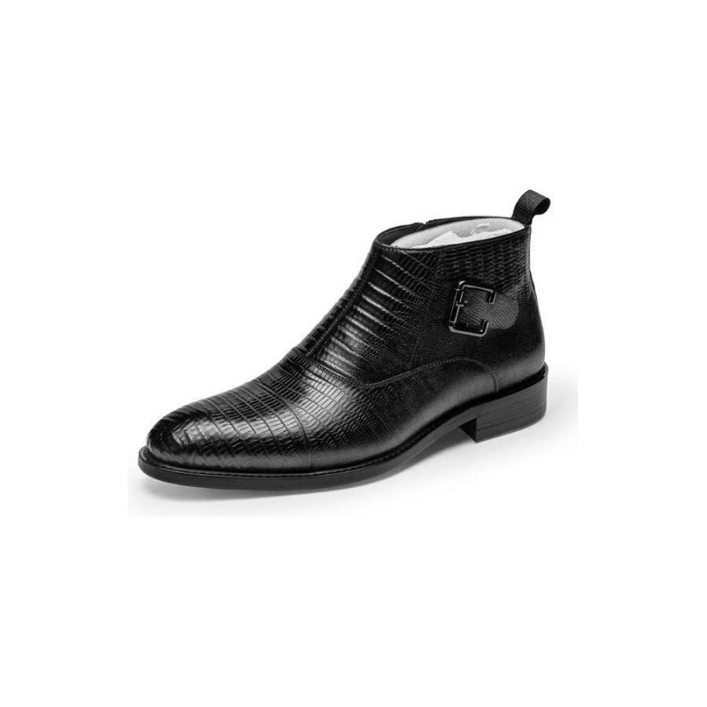 Bottes Pour Hommes Habillées Luxe Cuir Exotique