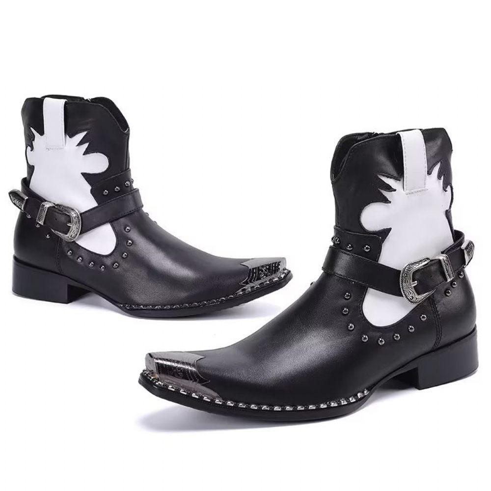 Bottes Pour Hommes Habillées Tendance - Noir