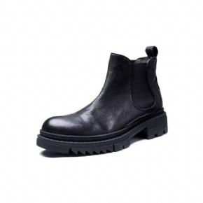 Bottines À Enfiler Cuir Vache Pour Hommes