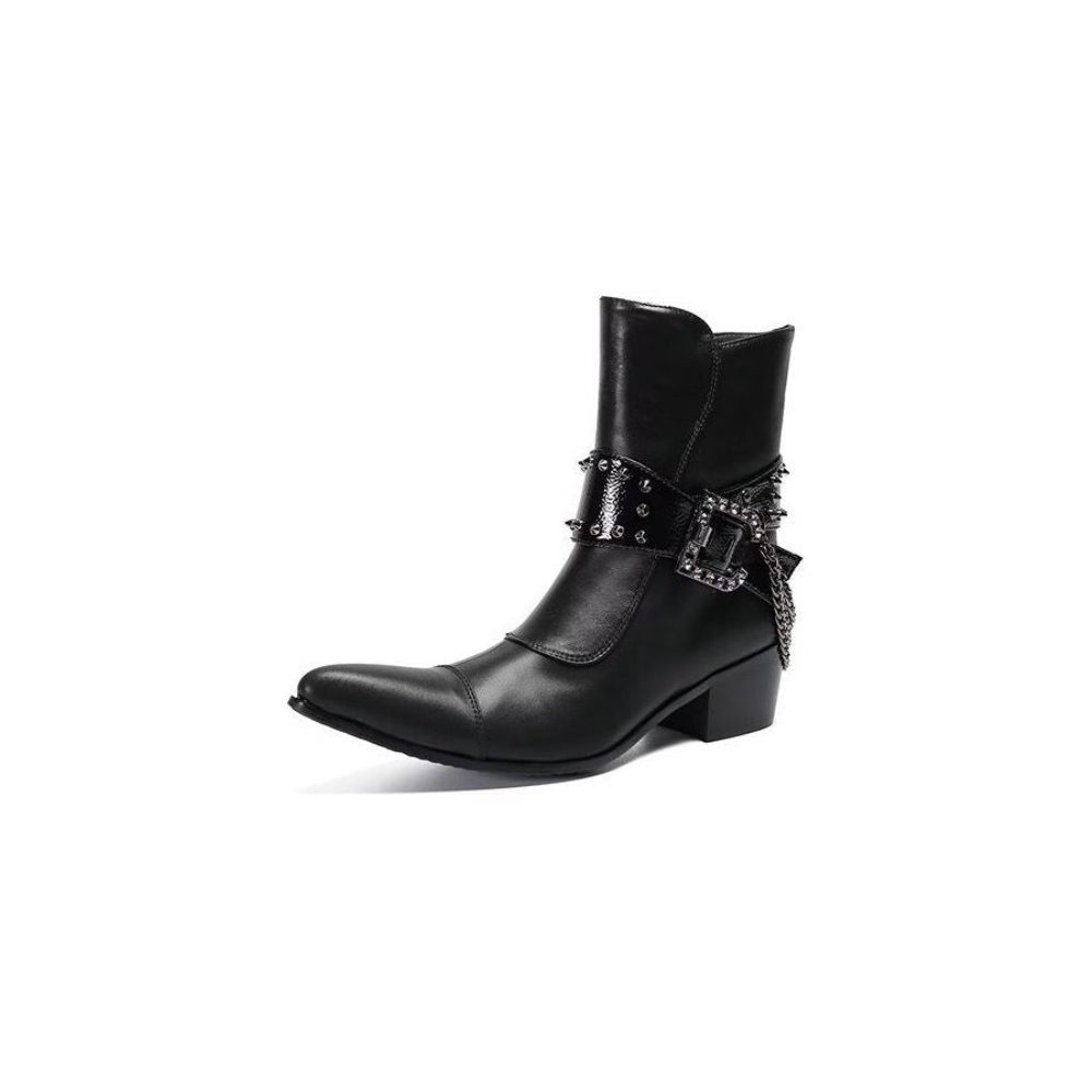 Bottines Homme Flashy Cuir Chic