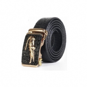 Ceintures Pour Hommes Ceinture D'alligator Cuir À Motif Croco Exotique