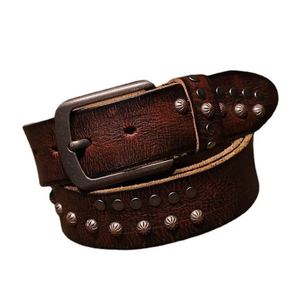 Ceintures Pour Hommes Ceinture Luxe Peau Vache Au Design Intemporel