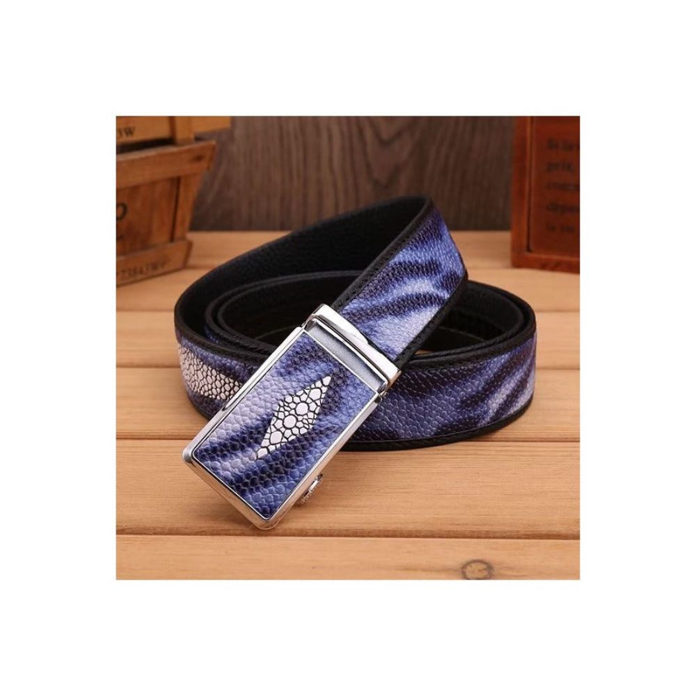 Ceintures Pour Hommes Ceinture Tendance Avant-gardiste - Bleu