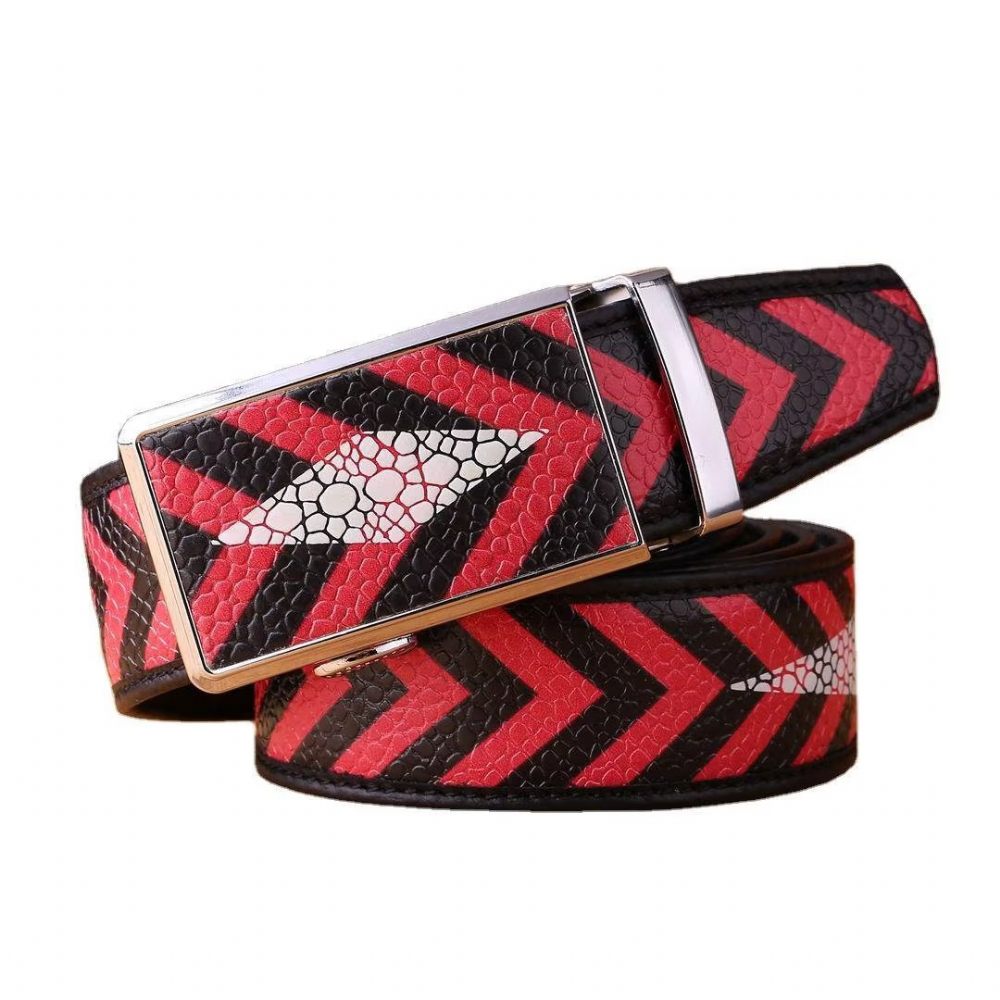 Ceintures Pour Hommes Ceinture Tendance Avant-gardiste - Rouge