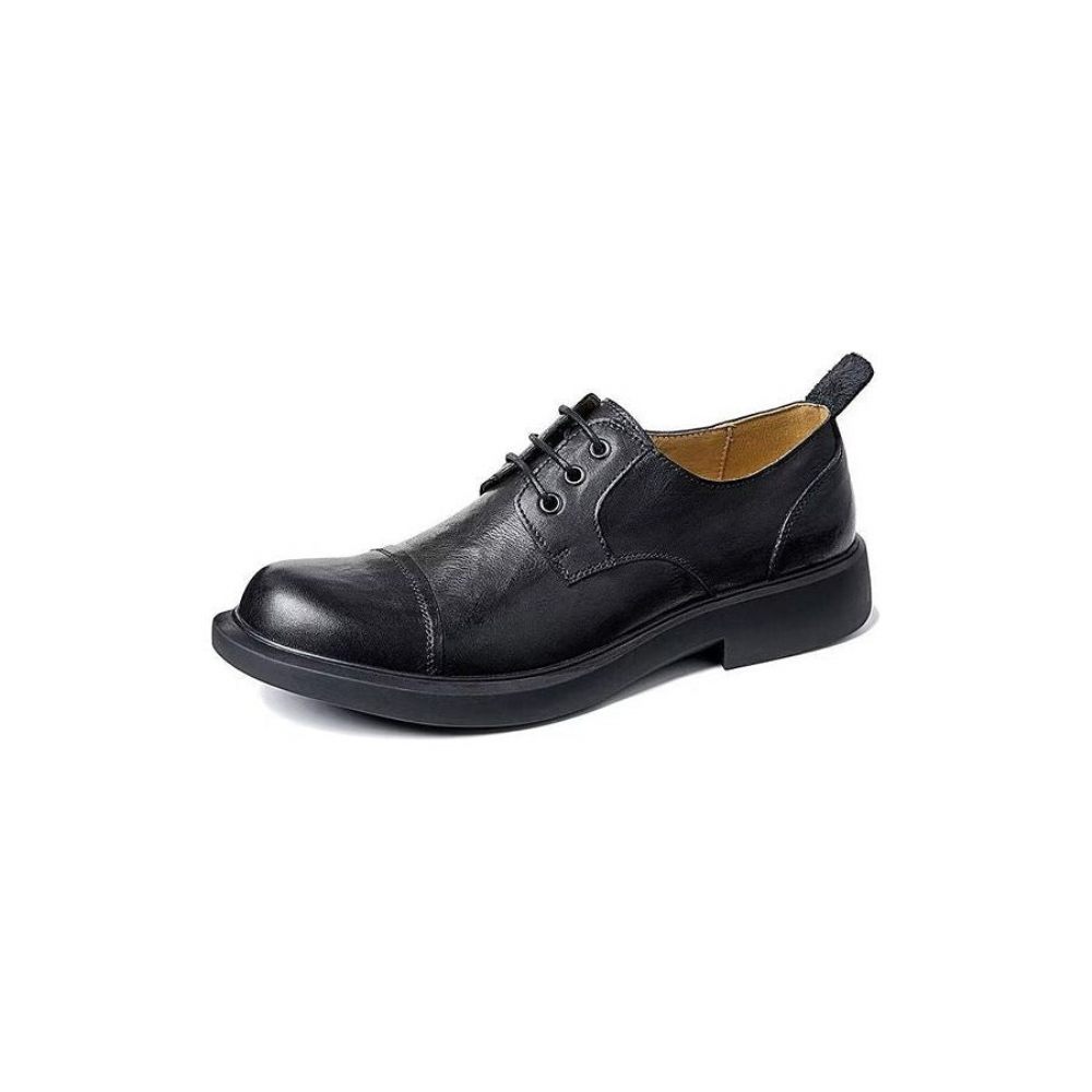 Chaussures Décontractées Pour Hommes Cuir Gaufré