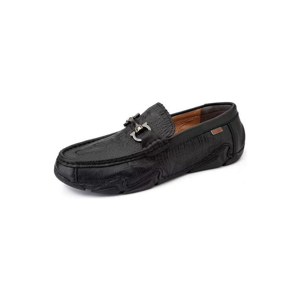 Chaussures Décontractées Pour Hommes Cuir Vache Chics