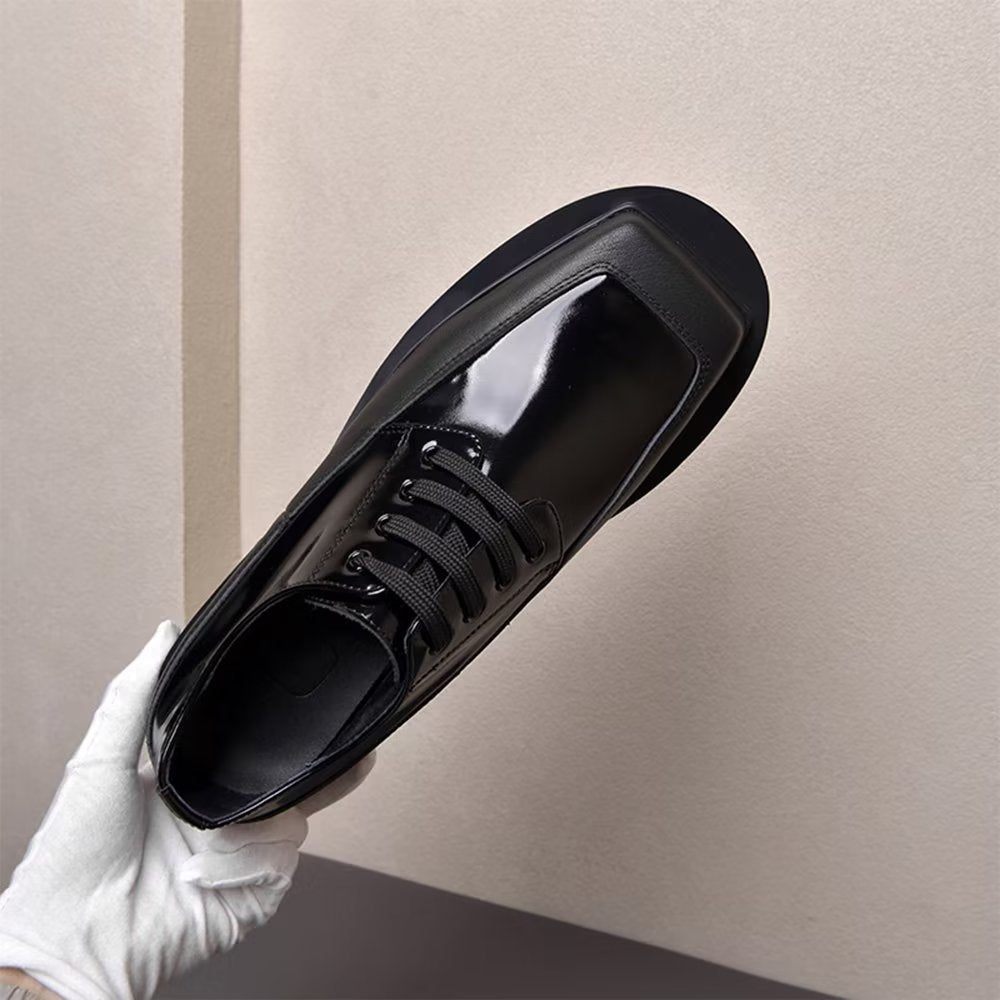 Chaussures Décontractées Pour Hommes Luxe Relief - Noir