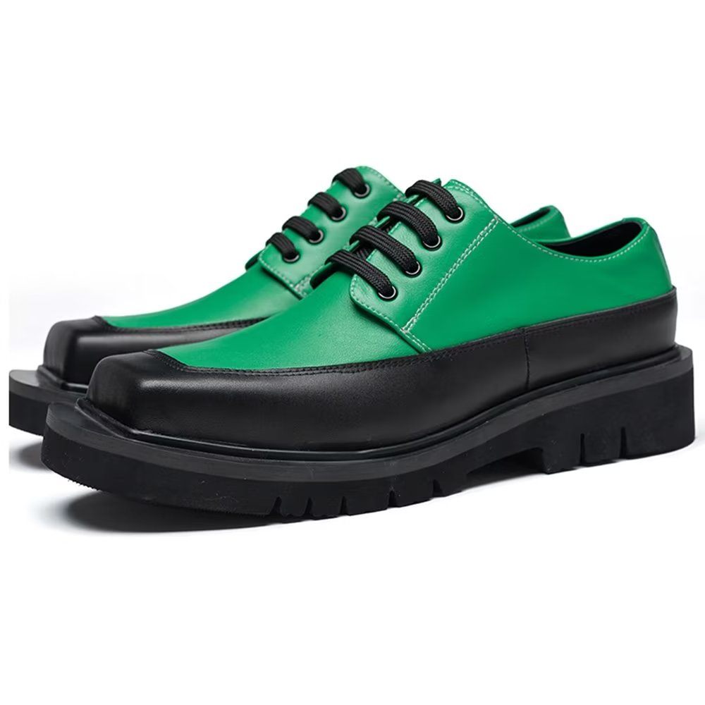 Chaussures Décontractées Pour Hommes Luxe Relief - Vert