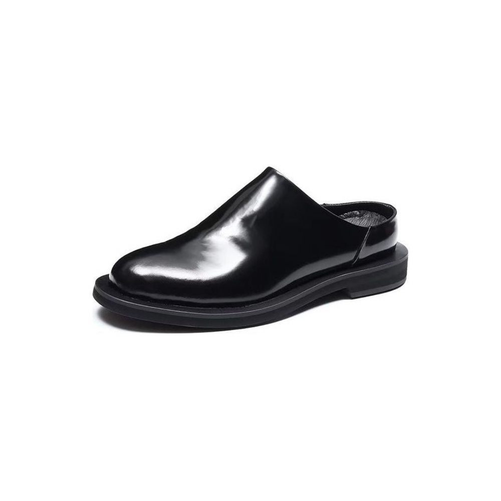 Chaussures Décontractées Pour Hommes Slip-ons Exotiques - Noir