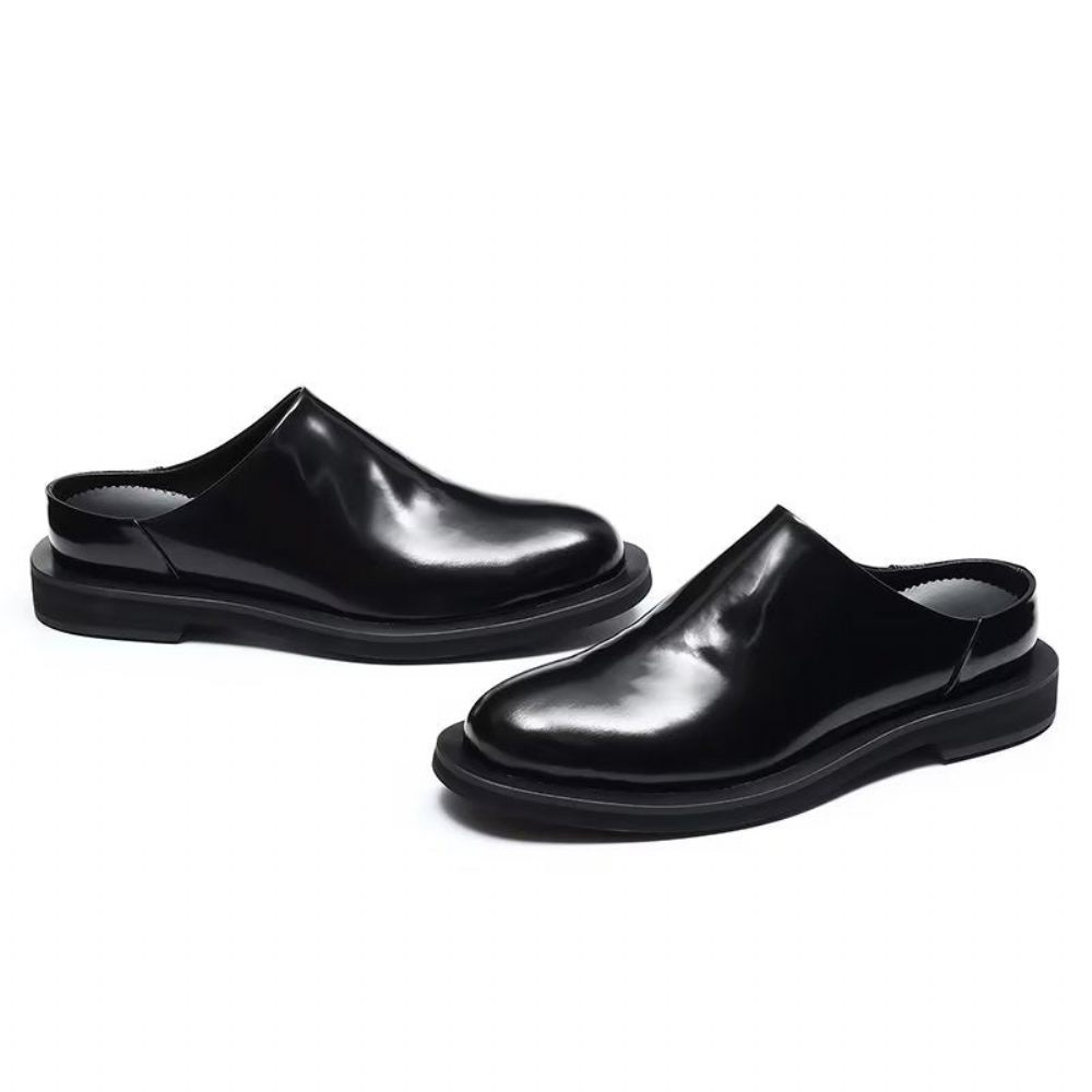 Chaussures Décontractées Pour Hommes Slip-ons Exotiques - Noir