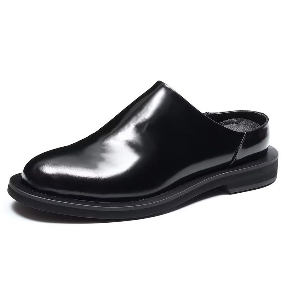 Chaussures Décontractées Pour Hommes Slip-ons Exotiques - Noir