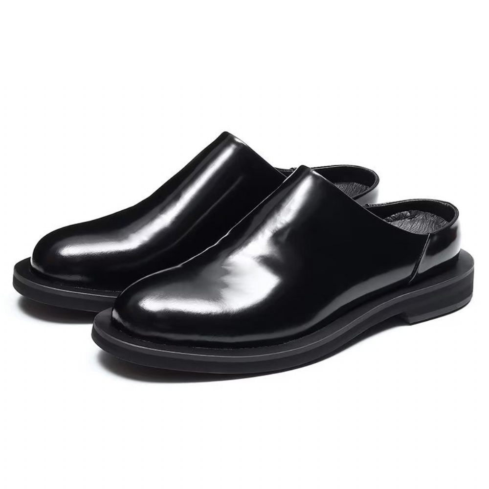 Chaussures Décontractées Pour Hommes Slip-ons Exotiques - Noir