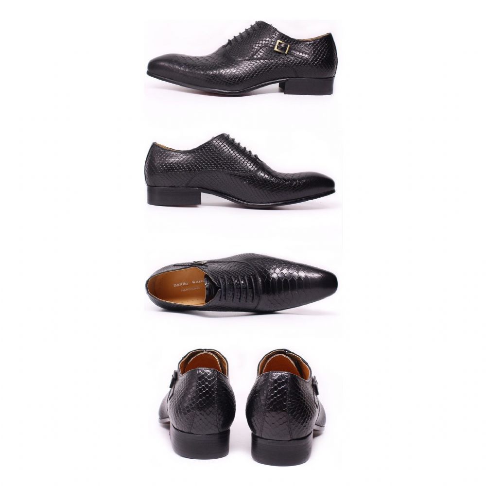 Chaussures Formelles Pour Hommes D'affaires Oxford Exécutif - Noir