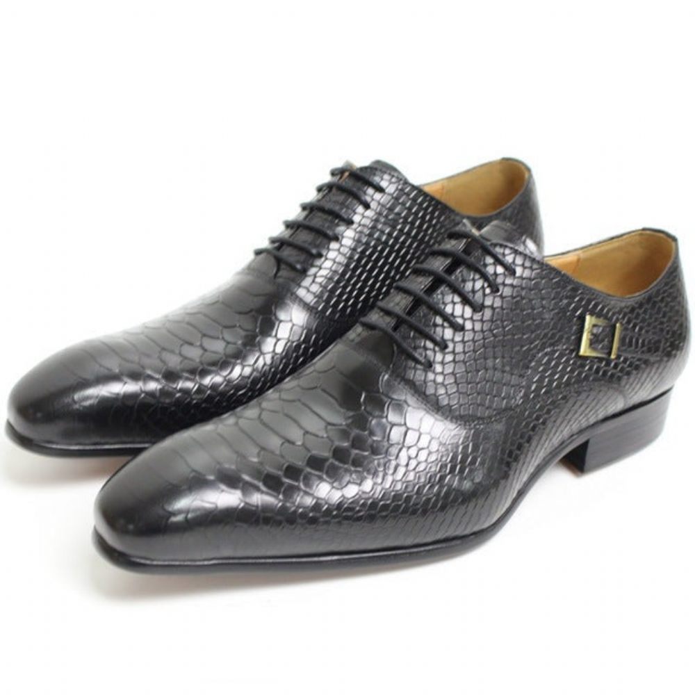 Chaussures Formelles Pour Hommes D'affaires Oxford Exécutif - Noir