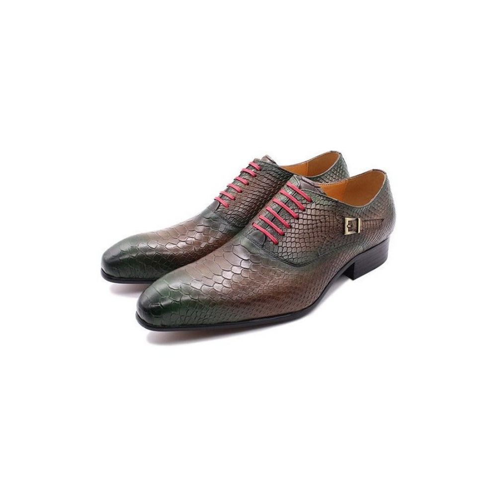 Chaussures Formelles Pour Hommes D'affaires Oxford Exécutif - Café