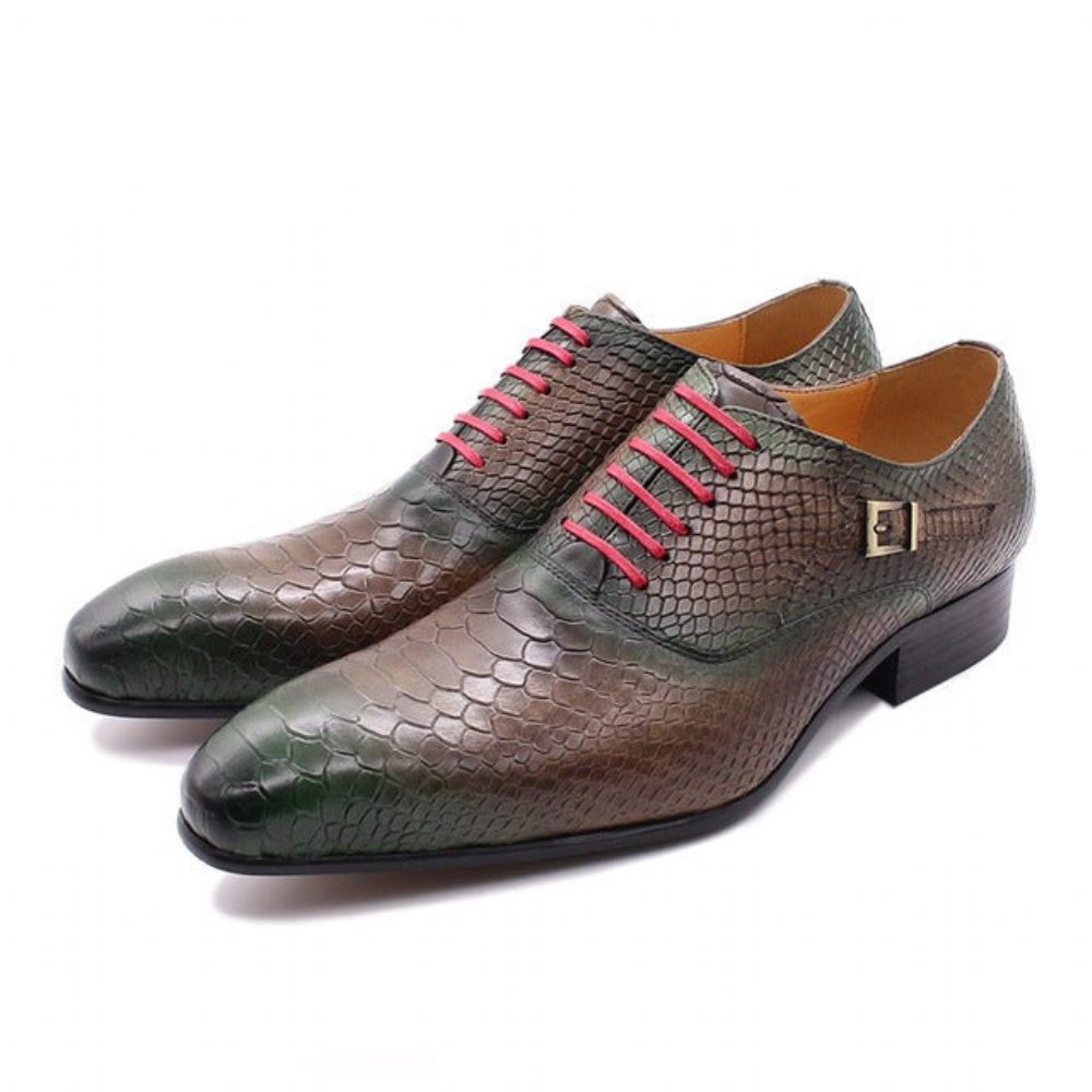 Chaussures Formelles Pour Hommes D'affaires Oxford Exécutif - Café