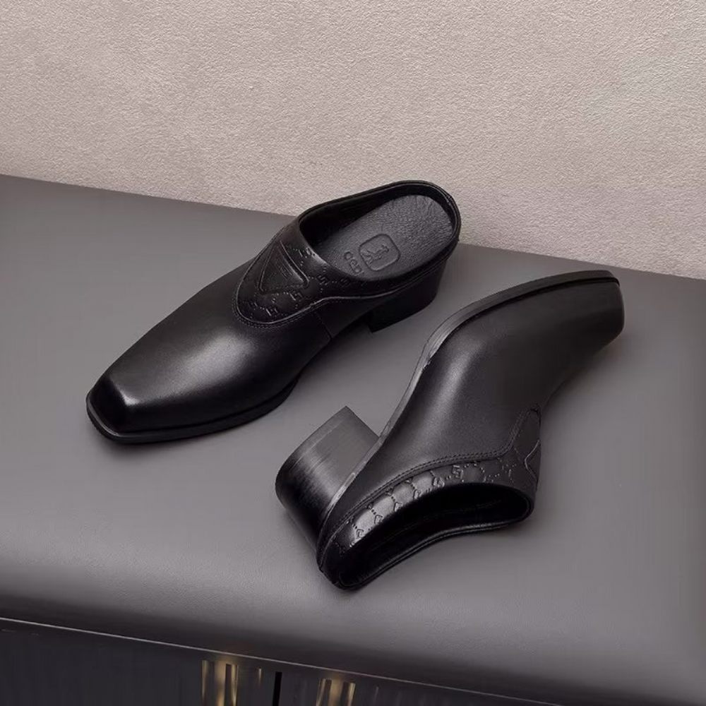 Chaussures Formelles Pour Hommes Alliluxa Habillées À Enfiler - Noir