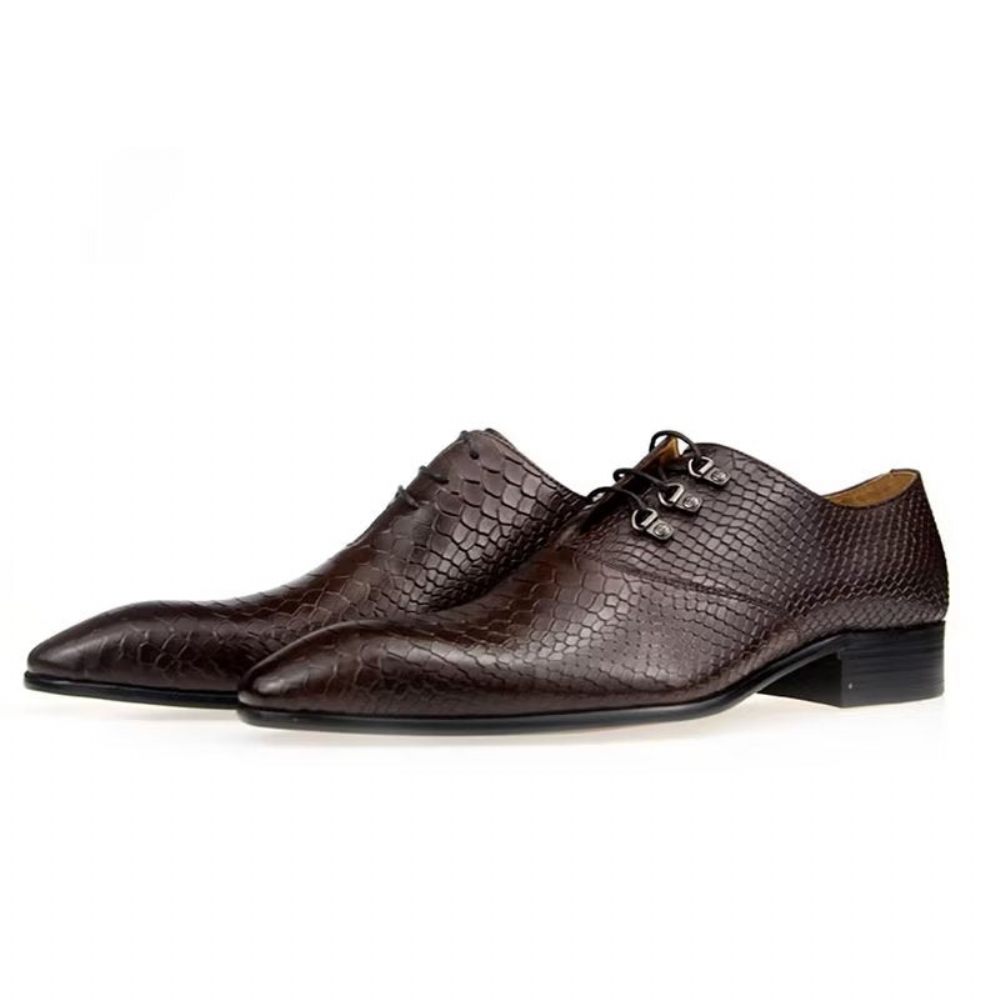 Chaussures Formelles Pour Hommes Brogues Mariage - Rouge